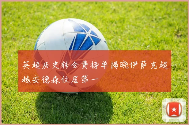 英超历史转会费榜单揭晓伊萨克超越安德森位居第一